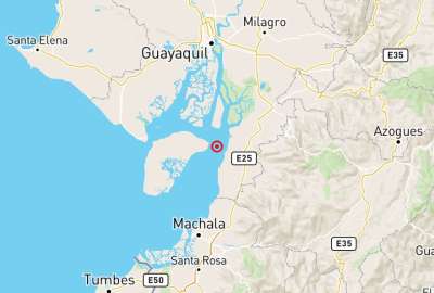 Temblor se registr&oacute; en Guayas este jueves