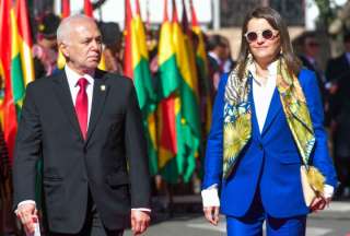 Vicepresidenta Mar&iacute;a Jos&eacute; Pinto represent&oacute; a Ecuador en el Bicentenario de Bolivia