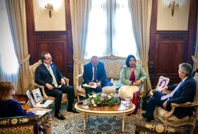 El presidente Guillermo Lasso se reuni&oacute; con la canciller de la India, Meenakashi Lekh este 7 de noviembre. 