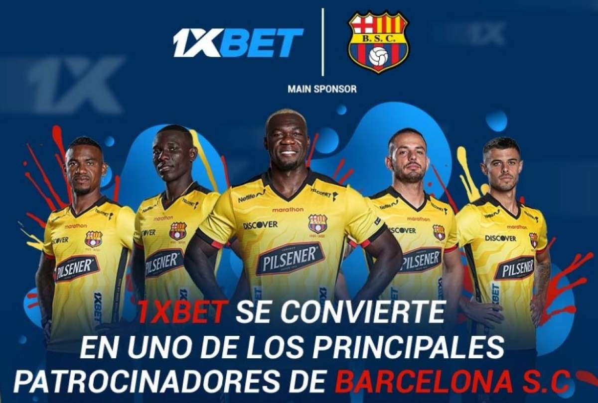 1xBet se convierte en uno de los Patrocinadores Principales de Barcelona S.C.