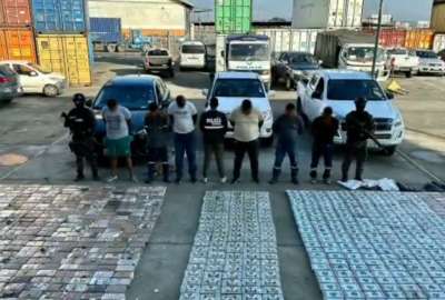 Polic&iacute;a decomis&oacute; una tonelada de droga en Guayas