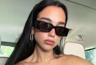 Temblor sorprendi&oacute; a Dua Lipa en la ciudad de M&eacute;xico