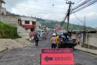 Inicia una nueva fase de rehabilitaci&oacute;n vial en el sur de Quito