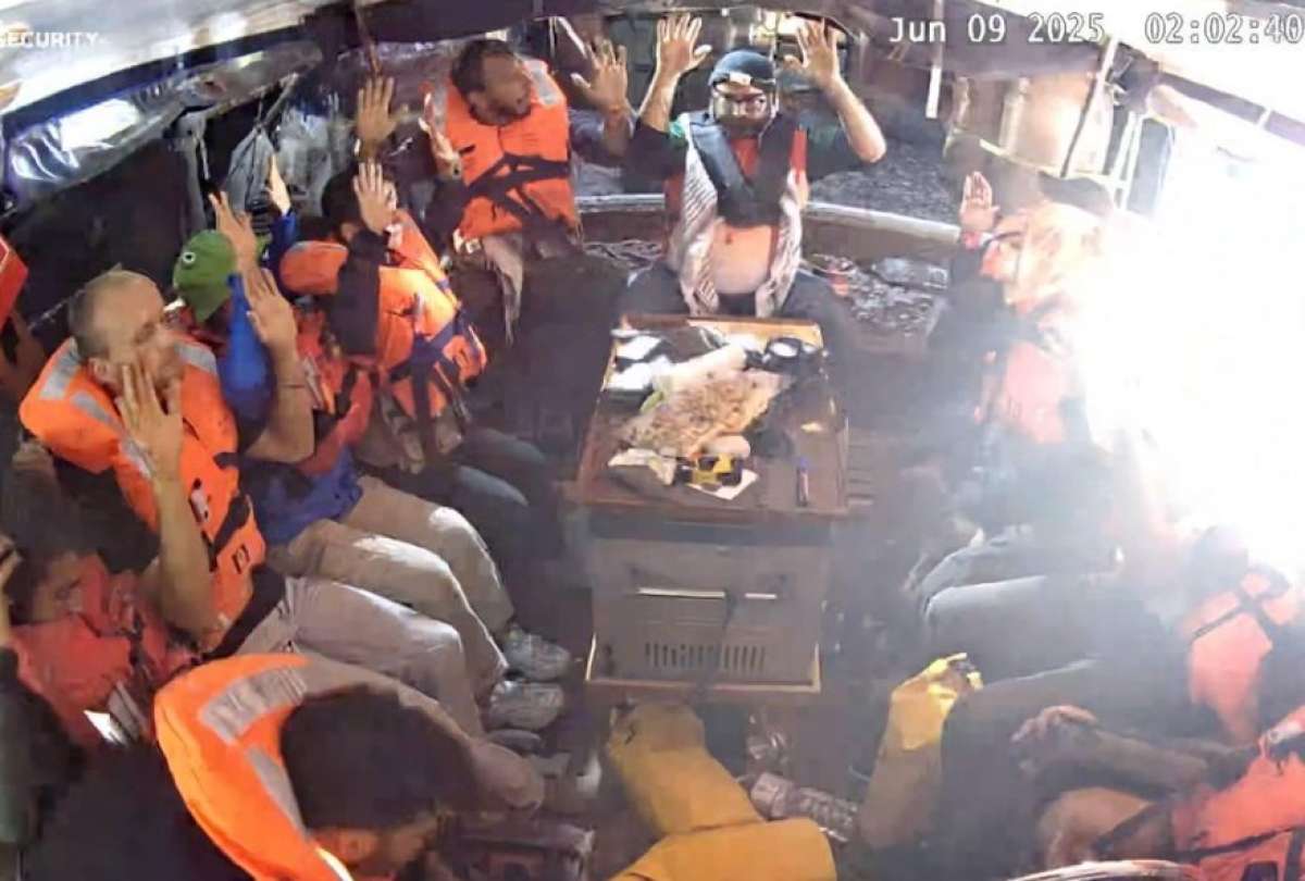 Barco fue interceptado antes de llegar a Gaza