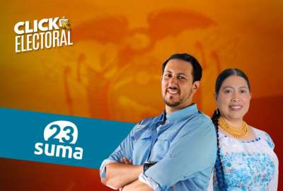 Binomio Sociedad Unida M&aacute;s Acci&oacute;n (SUMA): Enrique G&oacute;mez e In&eacute;s D&iacute;az
