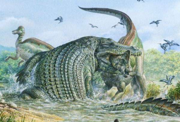 Un cocodrilo prehist&oacute;rico fue descubierto con los restos de un dinosaurio en su est&oacute;mago