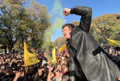 Javier MIlei, el candidato m&aacute;s votado en las primarias de Argentina