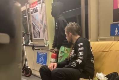 Sujeto atac&oacute; a pasajeros del Metro de San Francisco con un extintor