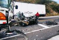 Camiones produjeron accidentes de tr&aacute;nsito en Pichincha