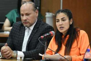 Mayra Salazar, operadora de Leandro Norero, sali&oacute; de la c&aacute;rcel de Ambato