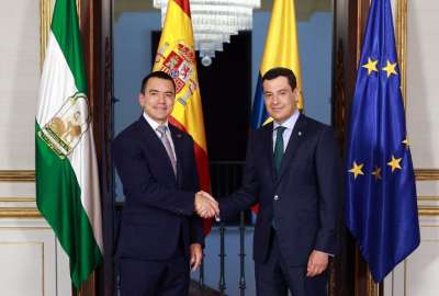 Noboa y presidente de Andaluc&iacute;a refuerzan cooperaci&oacute;n y reconocen a la comunidad ecuatoriana en Espa&ntilde;a