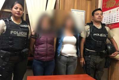 Polic&iacute;a detuvo a dos mujeres presuntamente culpables del delito de robo en Quito