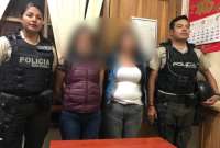 Polic&iacute;a detuvo a dos mujeres presuntamente culpables del delito de robo en Quito