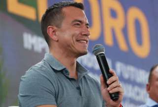 Daniel Noboa es el primer presidente ecuatoriano en ir a una posesi&oacute;n presidencial en Estados Unidos