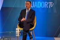 Wilman Terán, presidente del Consejo de la Judicatura, anunció el número de funcionarios judiciales sancionados.