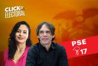 Conoce a tu candidato: Pedro Granja y Ver&oacute;nica Silva, del Partido Socialista Ecuatoriano (PSE).