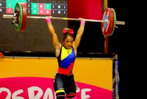 Las marcas de Jessica fueron arranque: 88 kg, envi&oacute;n: 111 kg y el Total Ol&iacute;mpico:199kg