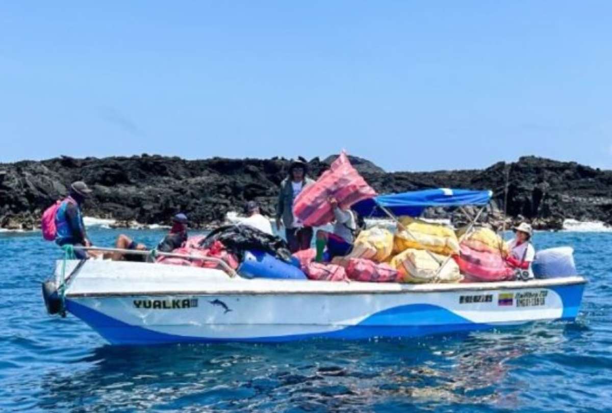 Gran parte de los desechos correspondía a plásticos.