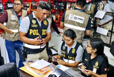 El Ministerio P&uacute;blico de Per&uacute; comparti&oacute; im&aacute;genes del operativo.