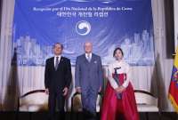 El vicepresidente Alfredo Borrero asistió a los actos conmemorativos por la fundación de Corea.