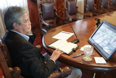 Presidente Lasso est&aacute; indignado por la sentencia contra el polic&iacute;a Segundo Olmedo