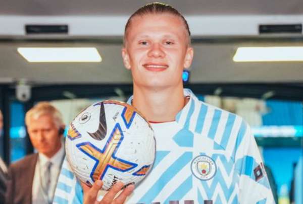 Erling Haaland super&oacute; la marca de goles que ten&iacute;a Sergio Ag&uuml;ero en el Manchester City