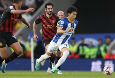 Brighton empat&oacute; con el flamante campe&oacute;n de Inglaterra