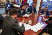 El presidente Guillermo Lasso se reuni&oacute; con su gabinete para establecer el veto a la Ley de Comunicaci&oacute;n.
