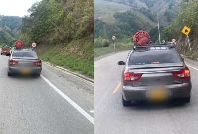 En &lsquo;Denuncias Antioquia&rsquo; se conoci&oacute; que el veh&iacute;culo iba por la v&iacute;a que conecta Dabeiba y Frontino, en Antioquia.