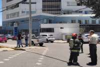 Amenza de bomba en Comunica EP.