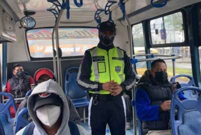 El aforo para el transporte p&uacute;blico en Quito se mantiene
