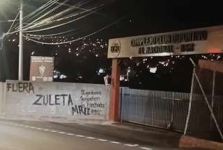 Hinchas de El Nacional vandalizaron el complejo de Tumbaco