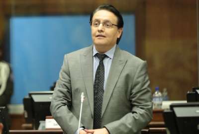 El asamble&iacute;sta Fernando Villavicencio fue suspendido en la Asamblea por 31 d&iacute;as. 
