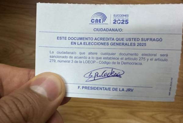 Quienes no sufragaron el 9 de febrero de 2025, pueden obtener un certificado provisional del CNE.&nbsp;
