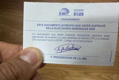 Quienes no sufragaron el 9 de febrero de 2025, pueden obtener un certificado provisional del CNE.&nbsp;