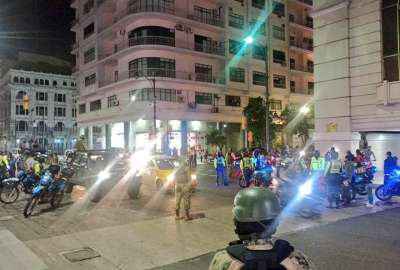 El operativo para el control de motos se ejecut&oacute; en el centro de Guayaquil. 