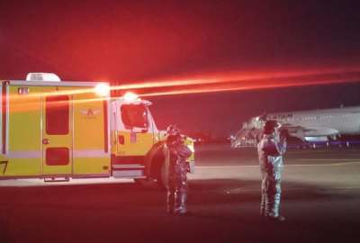 El vuelo aterriz&oacute; en el Aeropuerto de Santiago de Chile para ser revisado.