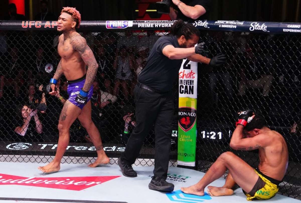 Michael Morales noqueó a Gilbert Burns en el primer asalto