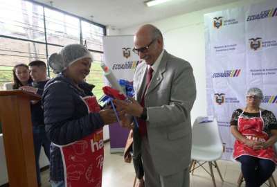 Un nuevo programa de capacitaci&oacute;n para los sectores de la Ferroviaria y sus alrededores en el sur de Quito.