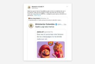 Pol&eacute;mica por un tuit publicado desde el Ministerio del Interior de Colombia