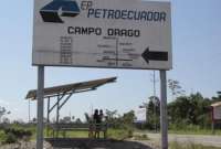 El campo Drago, en la extinta Petroamazonas.