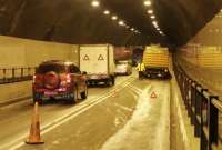 AMT retir&oacute; un veh&iacute;culo averiado en el t&uacute;nel de San Roque