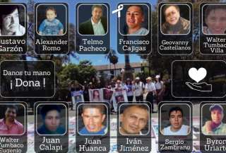 Desaparecidos Ecuador recuerda a quienes desaparecieron en noviembre