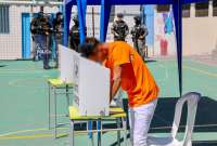 La votación de los privados de libertad se cumple este jueves, 17 de agosto de 2023
