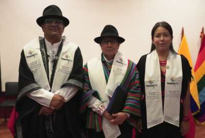 Universidad Amawtay Wasi posesion&oacute; a su nuevo rector y vicerrectores
