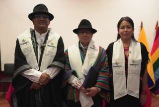Universidad Amawtay Wasi posesion&oacute; a su nuevo rector y vicerrectores