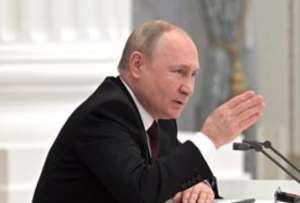 Vladimir Putin, durante la conferencia de prensa