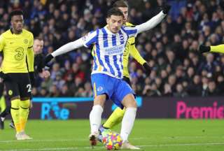 Mois&eacute;s Caicedo cumpli&oacute; su segundo partido como suplente en el Brighton