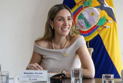 La ministra de Producci&oacute;n, Sonsoles Garc&iacute;a, se refiri&oacute; al Tratado de Libre Comercio con China. 