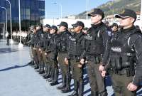 Efectivos policiales de otras ciudades se movilizarán hacia Cuenca por la Cumbre.